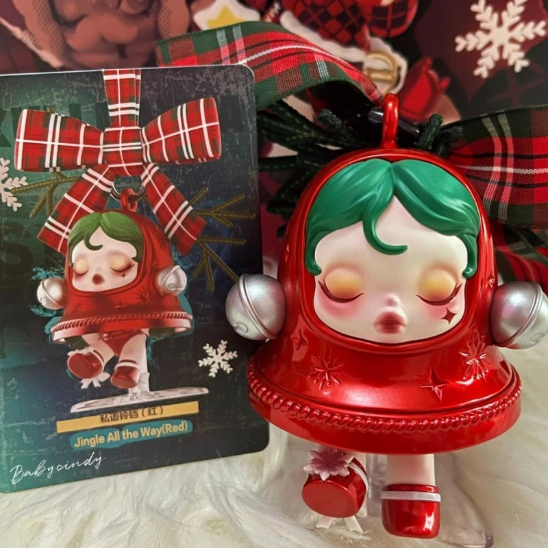Skullpanda Time to Wish Series Jingle All the Way (Red) (Small Secret) Open Box Sealed Bag Main image