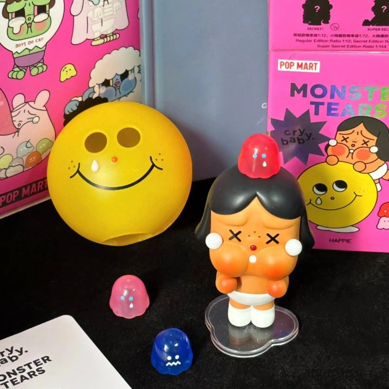 Crybaby Monster Tears HAPPIE Open Box Sealed Bag