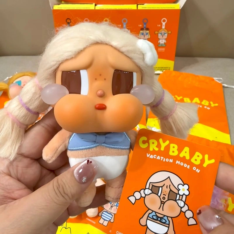 Crybaby Vacation Mode On - Vinyl Plush Charm Whole Set Open Box Sealed Bag