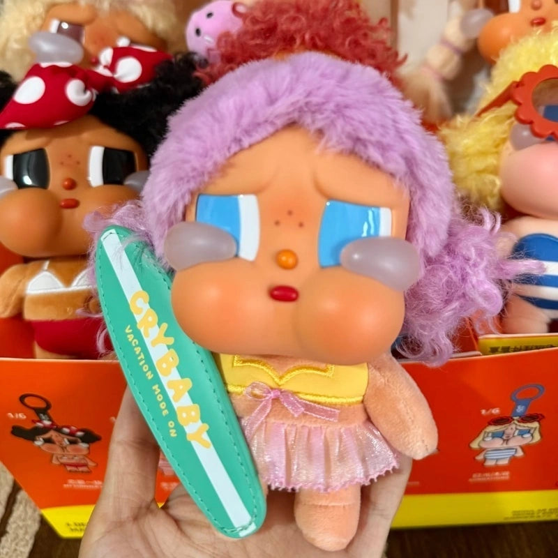Crybaby Vacation Mode On - Vinyl Plush Charm Whole Set Open Box Sealed Bag