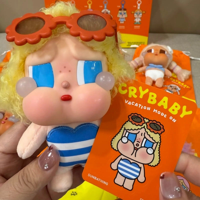Crybaby Vacation Mode On - Vinyl Plush Charm Whole Set Open Box Sealed Bag