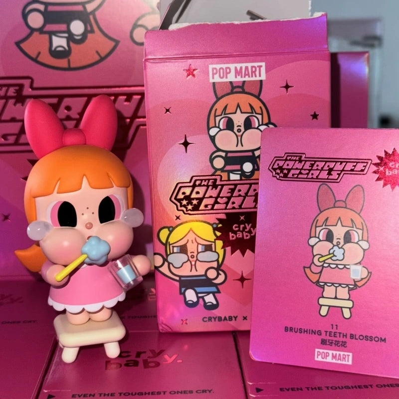 Crybaby The Powerpuff Girls BRUSHING TEETH BLOSSOM Open Box Sealed Bag Main image