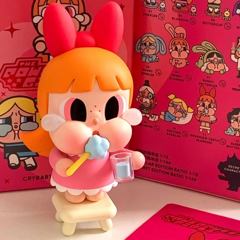 Crybaby The Powerpuff Girls BRUSHING TEETH BLOSSOM Open Box Sealed Bag Secondary image