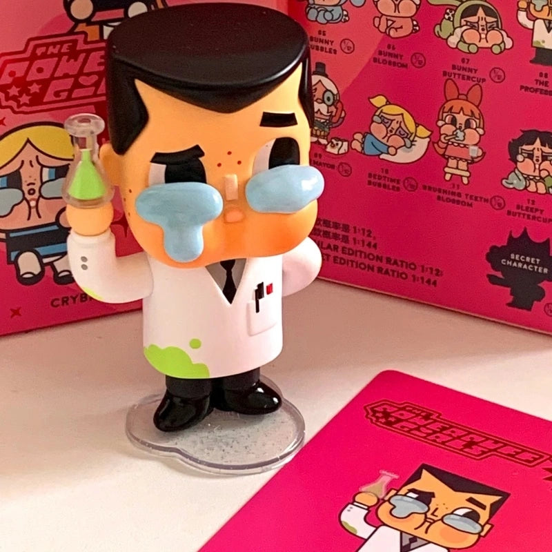 Crybaby The Powerpuff Girls THE PROFESSOR Open Box Sealed Bag