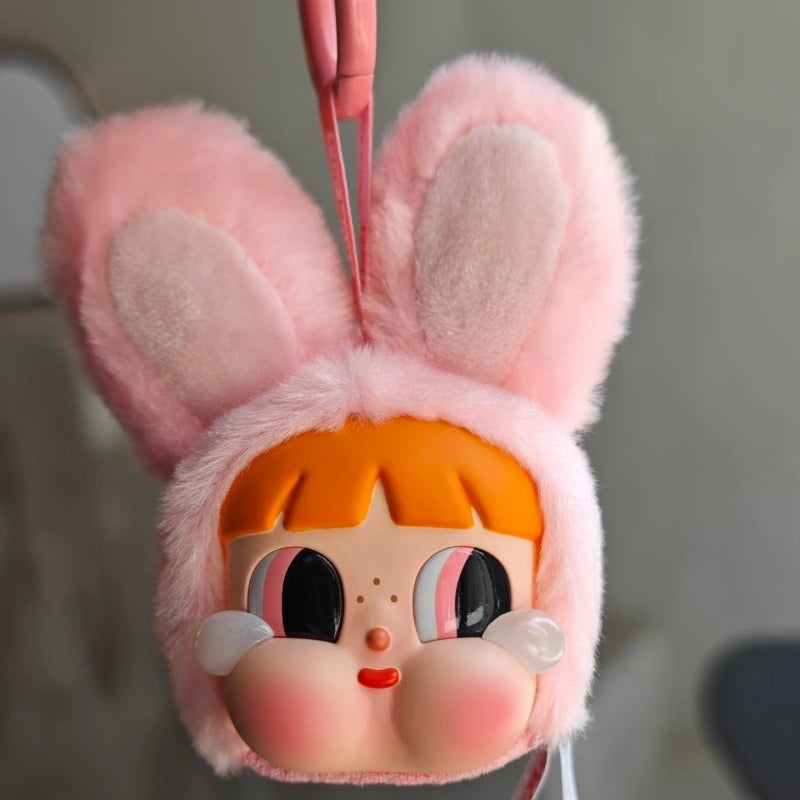 Crybaby The Powerpuff Girls - Vinyl Plush Charm BUNNY BLOSSOM Open Box Sealed Bag