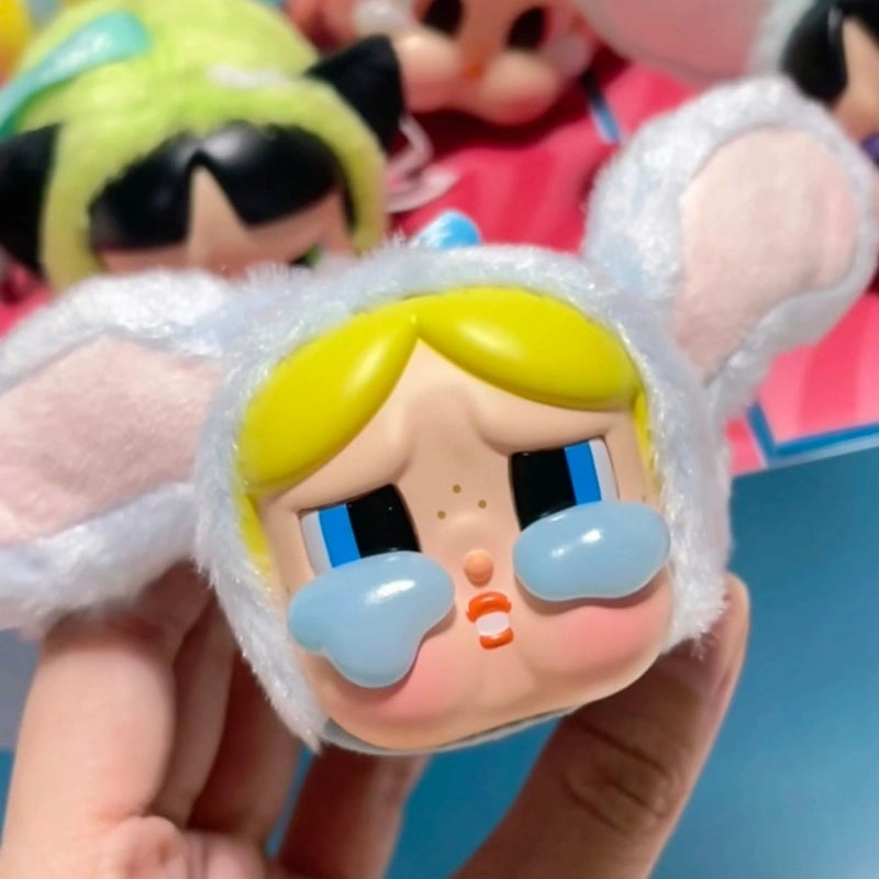 Crybaby The Powerpuff Girls - Vinyl Plush Charm BUNNY BUBBLES Open Box Sealed Bag Main image