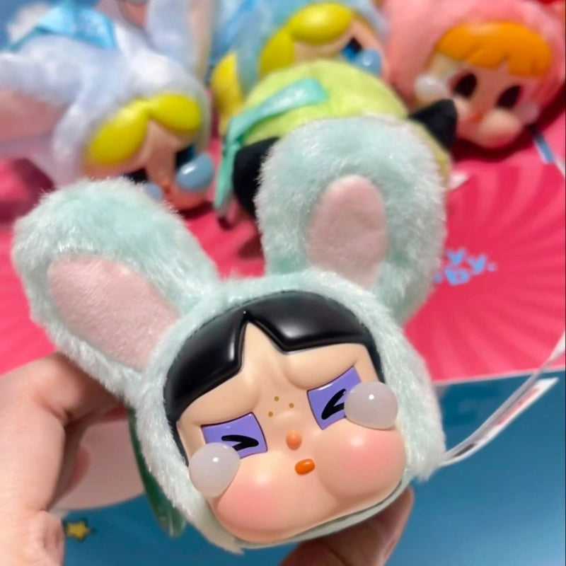 Crybaby The Powerpuff Girls Series Vinyl Plush Charm BUNNY BUTTERCUP Open Box Sealed Bag Secondary image