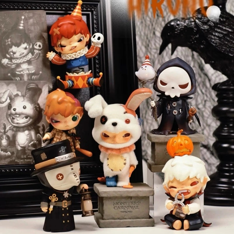 Hirono Monsters Carnival Series Whole Set Open Box Sealed Bag