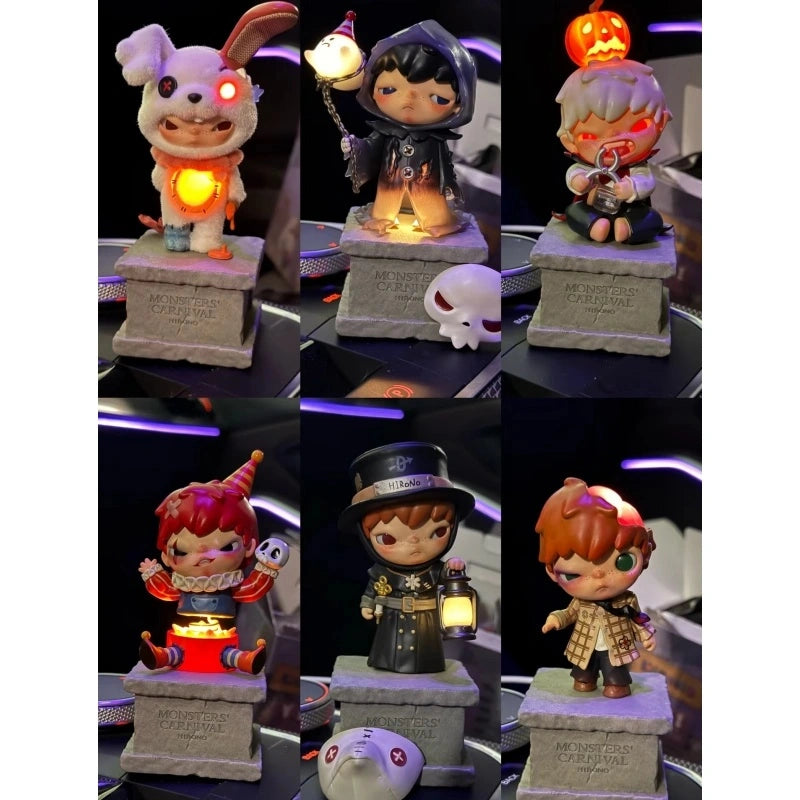 Hirono Monsters Carnival Series Whole Set Open Box Sealed Bag