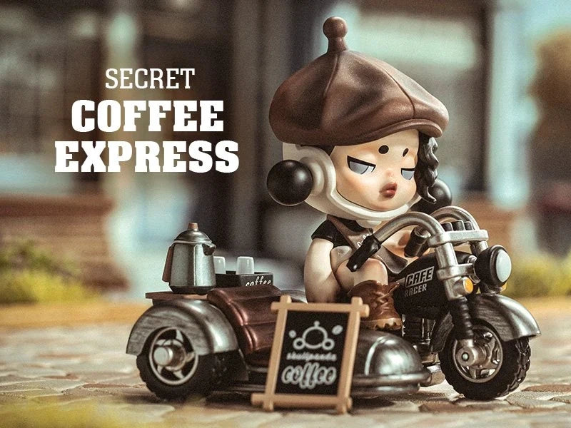 Skullpanda Laid Back Tomorrow Series Coffee Express Open Box Sealed Bag