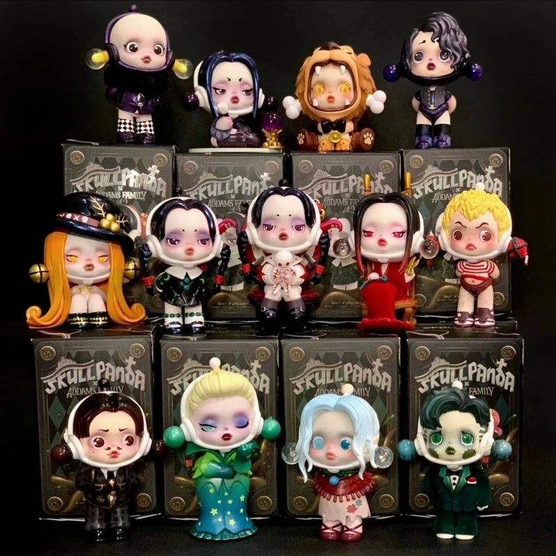 Skullpanda The Addams Family Series Deadpan Wednesday Open Box Sealed Bag