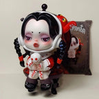 Skullpanda The Addams Family Series Deadpan Wednesday Open Box Sealed Bag