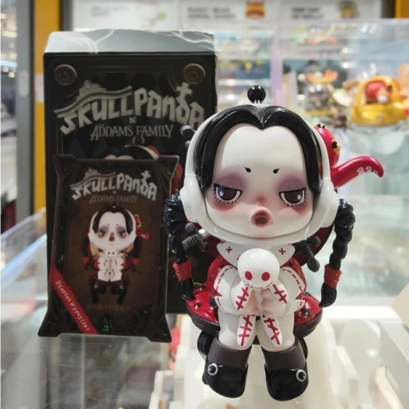 Skullpanda The Addams Family Series Deadpan Wednesday Open Box Sealed Bag