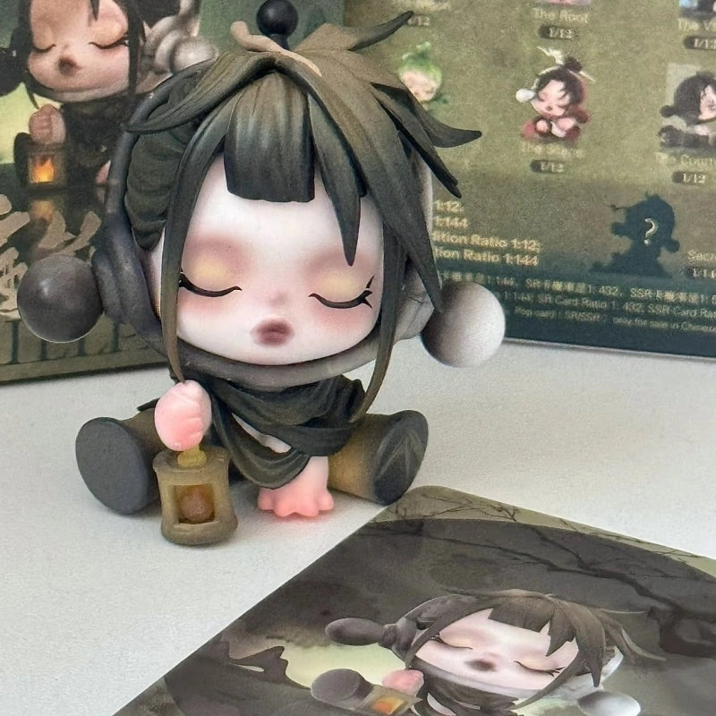 Skullpanda The Ink Plum Blossom Series Whole Set Open Box Sealed Bag