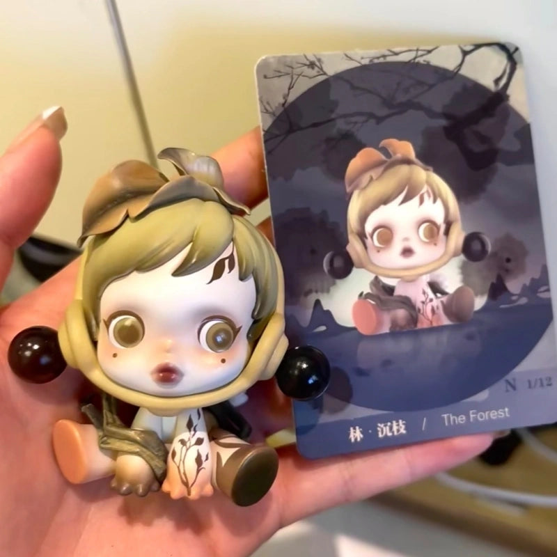 Skullpanda The Ink Plum Blossom Series The Forest Open Box Sealed Bag