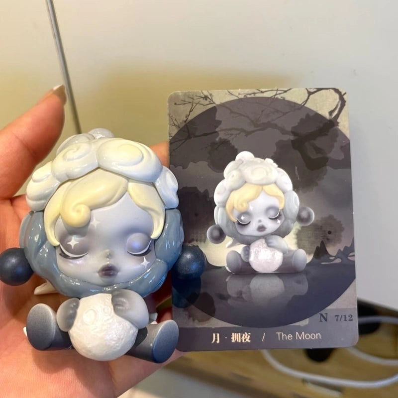 Skullpanda The Ink Plum Blossom Series Whole Set Open Box Sealed Bag