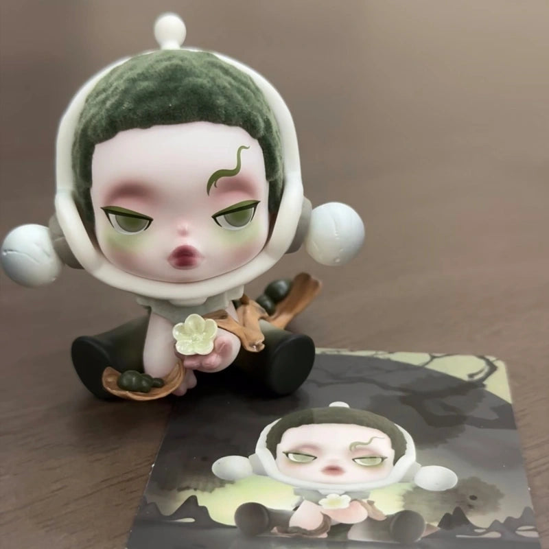 Skullpanda The Ink Plum Blossom Series Whole Set Open Box Sealed Bag