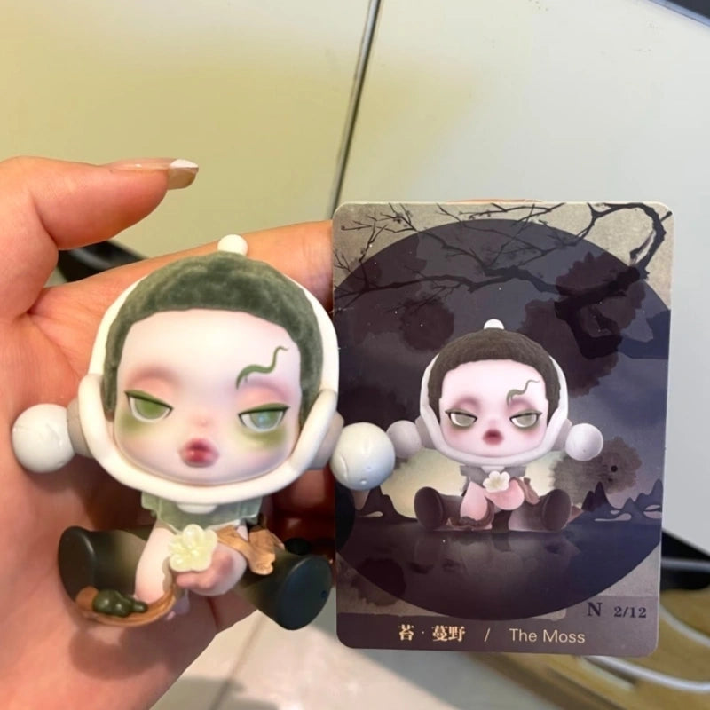 Skullpanda The Ink Plum Blossom Series Whole Set Open Box Sealed Bag