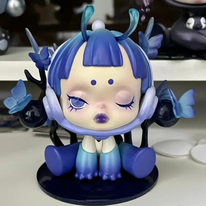 Skullpanda The Mare of Animals Series The Blue Morpho Open Box Sealed Bag