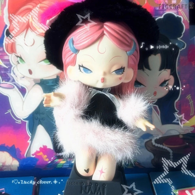 DODO Nami Midnight Disco Series  Shiny Cat Open Box Sealed Bag